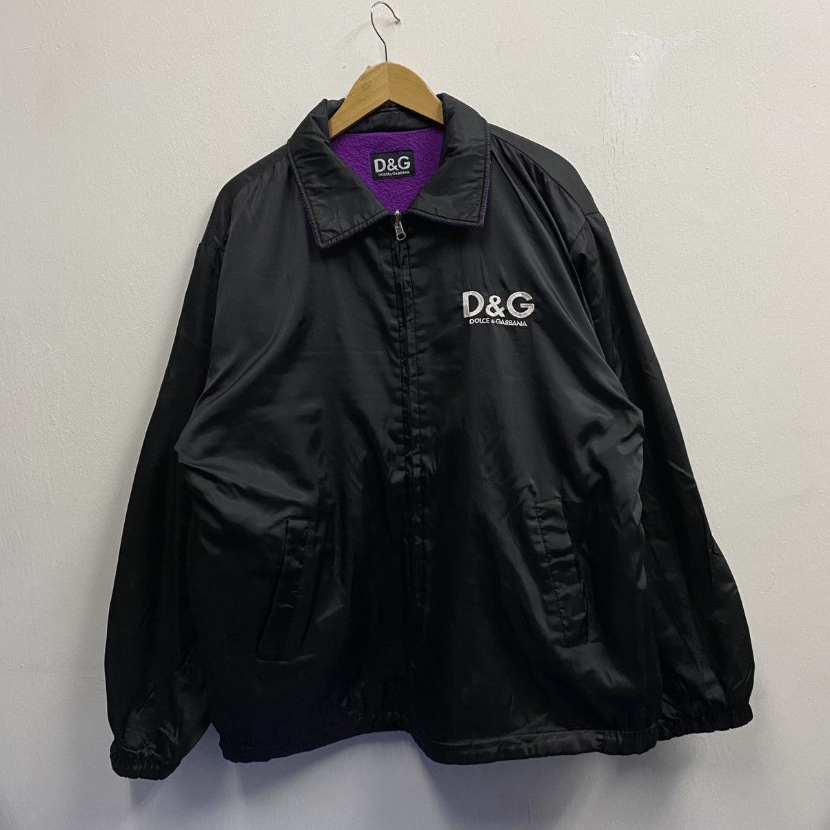 Dolce & Gabbana Vintage Dolce & Gabbana Reversible Fleece Jacket Size US XL / EU 56 / 4 - 1 Thumbnail