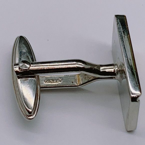 Bally Bally Silver and Gold Tone Cufflinks Set Size ONE SIZE - 7 Thumbnail