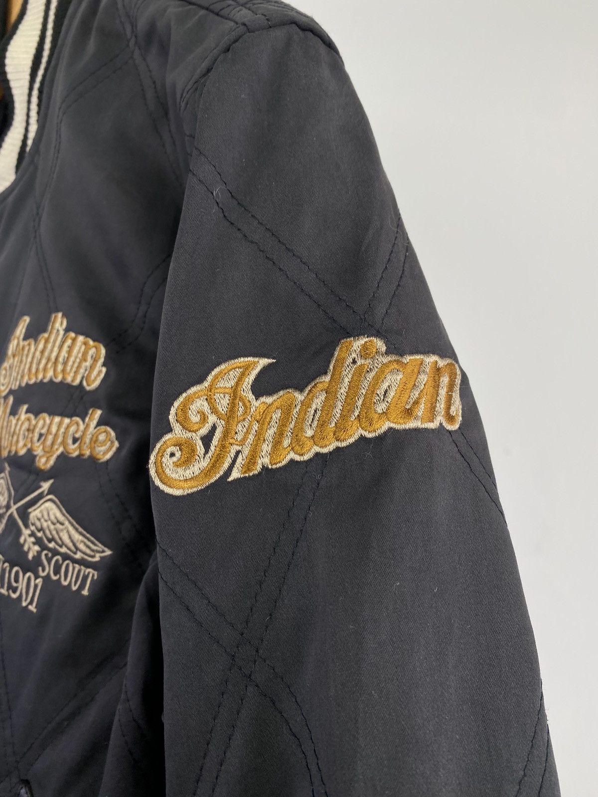 Indian Motorcycle Indian Motorcycle “Road Master” Black Stadium Jacket Size US M / EU 48-50 / 2 - 10 Thumbnail