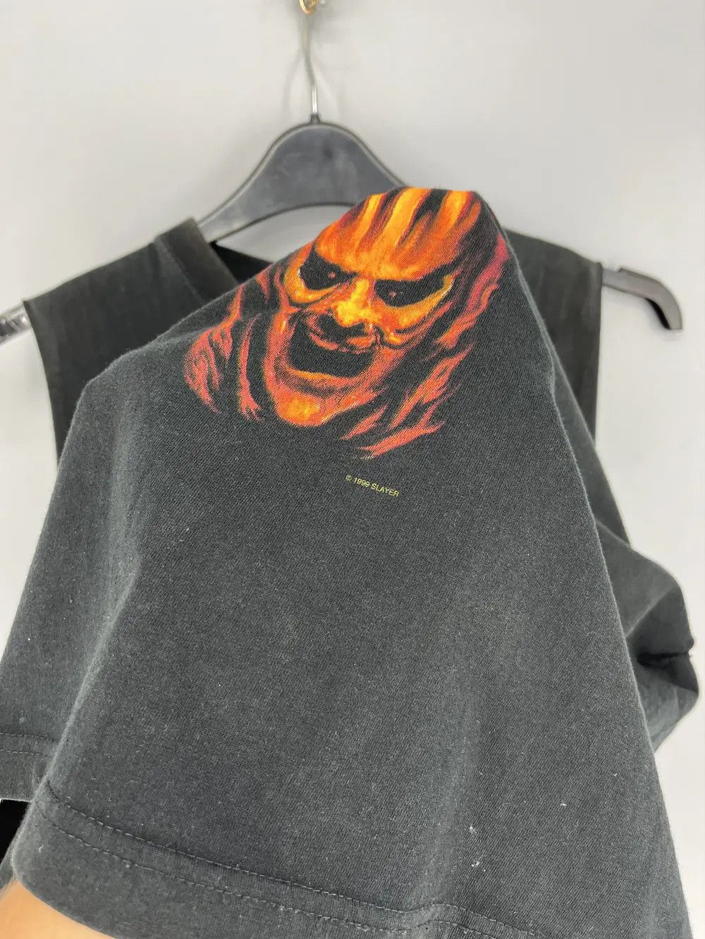 Band Tees Slayer vintage rare late 1999 tour shirt diabolus on tour Size US XL / EU 56 / 4 - 8 Thumbnail