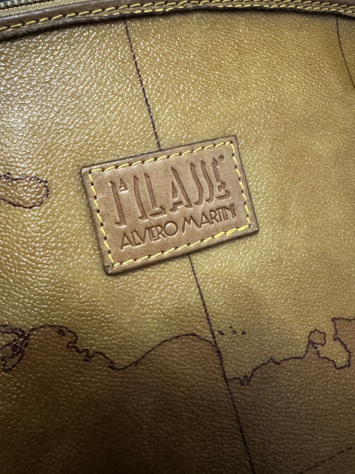 Alviero Martini VTG ALVIERO MARTINI LEATHER CLUTCH BAG Size ONE SIZE - 3 Thumbnail