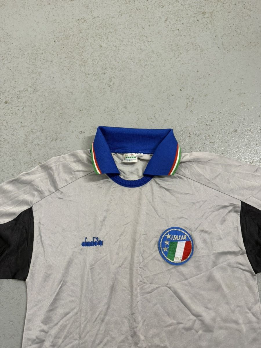 Diadora Vintage 1990 Diadora Italy Goalkeeper Soccer Jersey Size US M / EU 48-50 / 2 - 6 Thumbnail