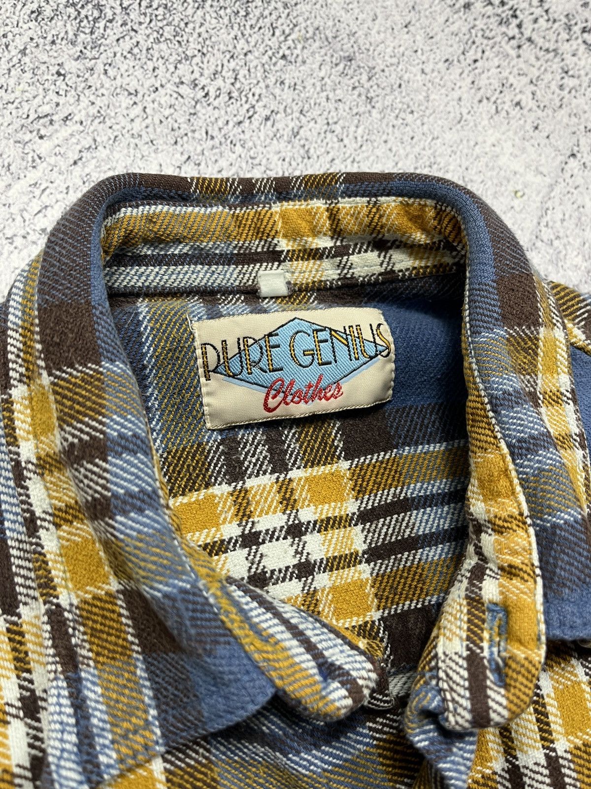 Garment Reproduction of Workers × Vintage Vintage Pure Genius 90’s Work Plaid Overshirt Rare Old Money Size US L / EU 52-54 / 3 - 7 Thumbnail