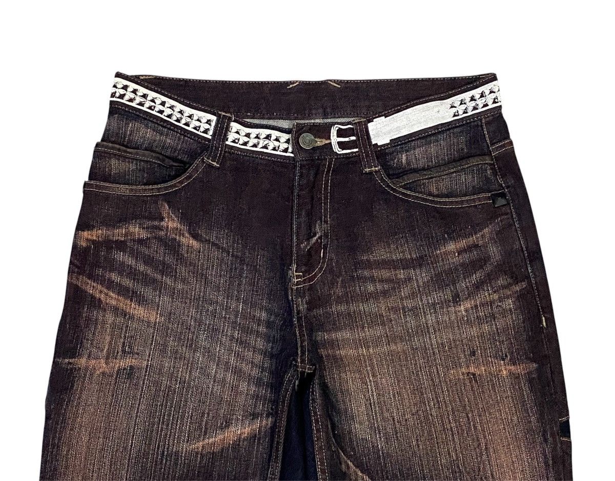 PPFM PPFM Star Mud-Wash Stretch Denim Pants Size US 30 / EU 46 - 4 Thumbnail