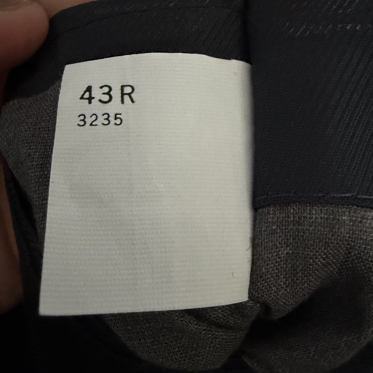 Oscar De La Renta TG Men’s Oscar de la Renta Suit Jacket Blazer Navy Wool Size 42R - 6 Thumbnail