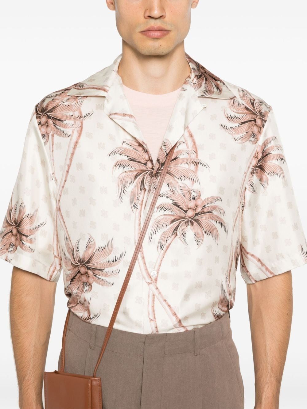 Amiri o1s1wg110625 Twisted Palms Shirt in Multicolor Size US M / EU 48-50 / 2 - 5 Thumbnail