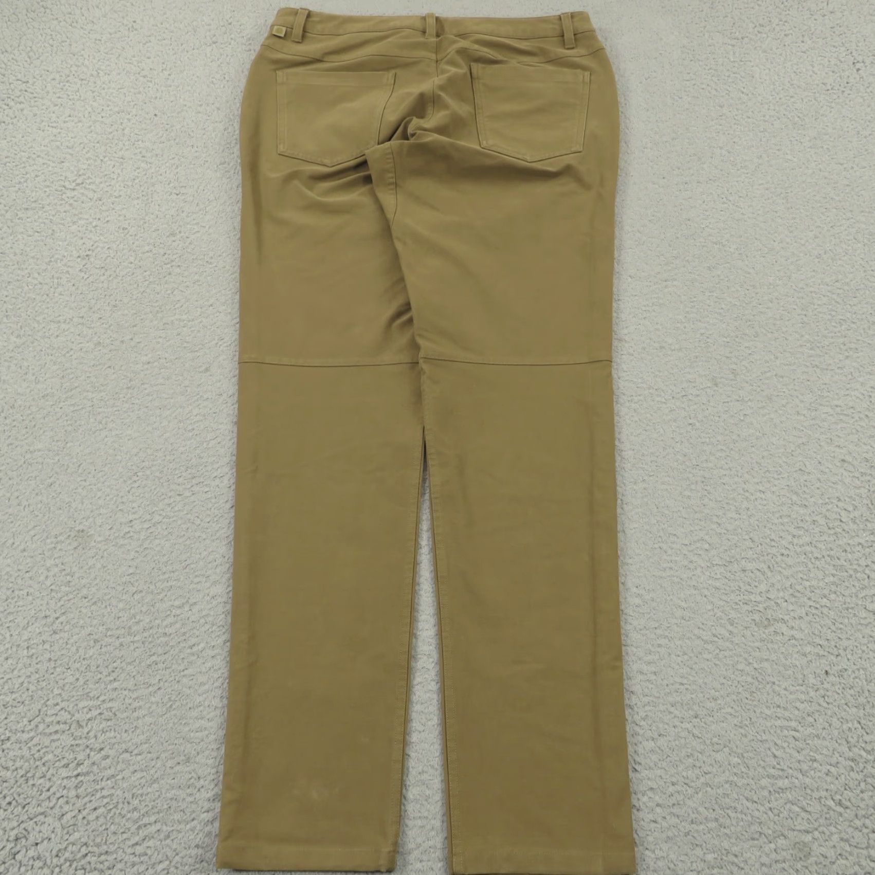 Lululemon Lululemon Pants Mens Slim Fit 33x33 Burnt Caramel ABC Utilitech City Classic Modern Chino 5-Pocket Straight Wool? Size US 33 - 2 Thumbnail