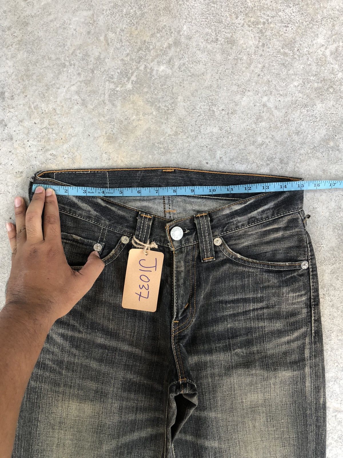 If Six Was Nine Y2k Levis Flared Jeans Distressee Jeans 708 Size US 30 / EU 46 - 21 Thumbnail