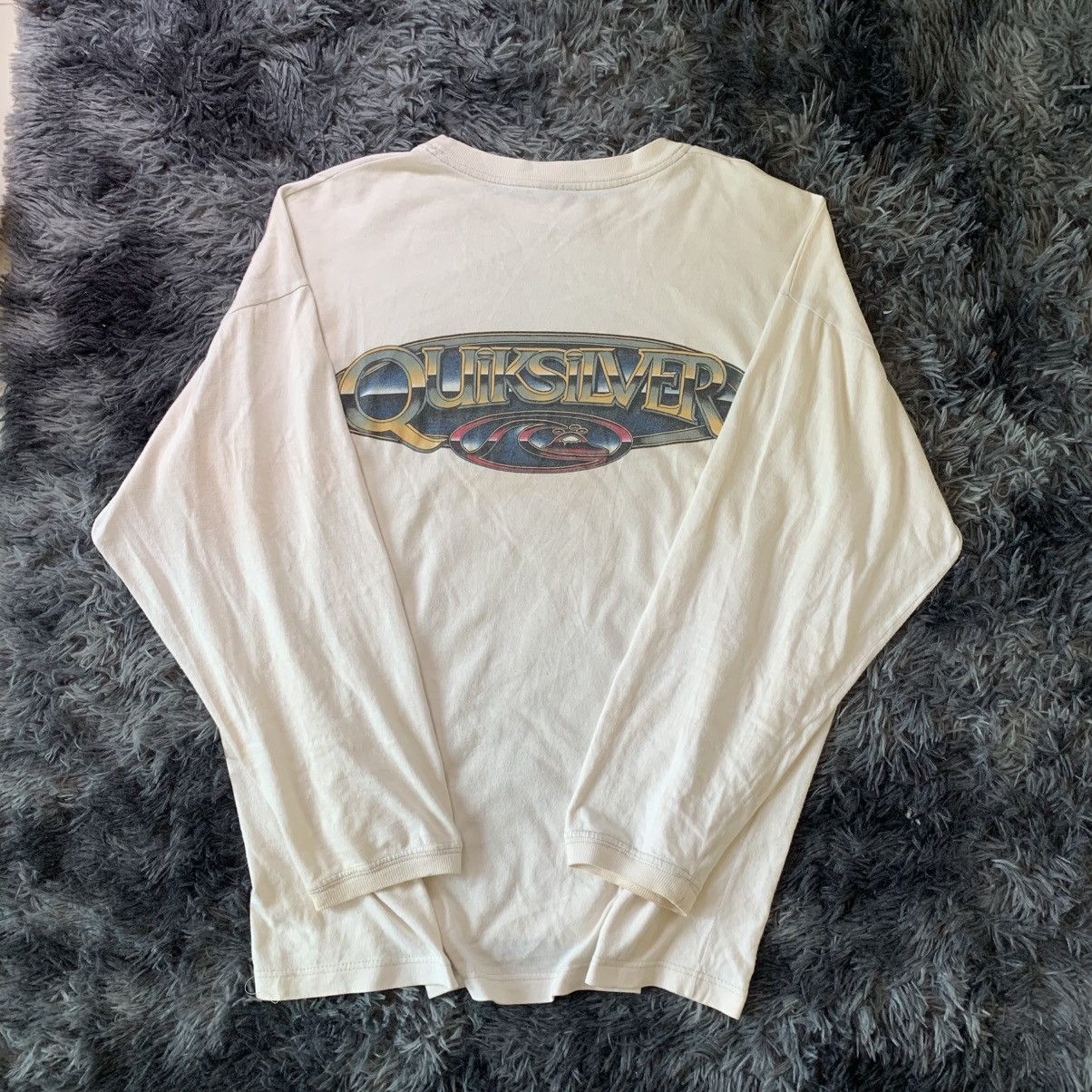 Other QUIKSILVER Vintage Graphic Long Sleeve Tee 90s-00s Size US XL / EU 56 / 4 - 3 Thumbnail