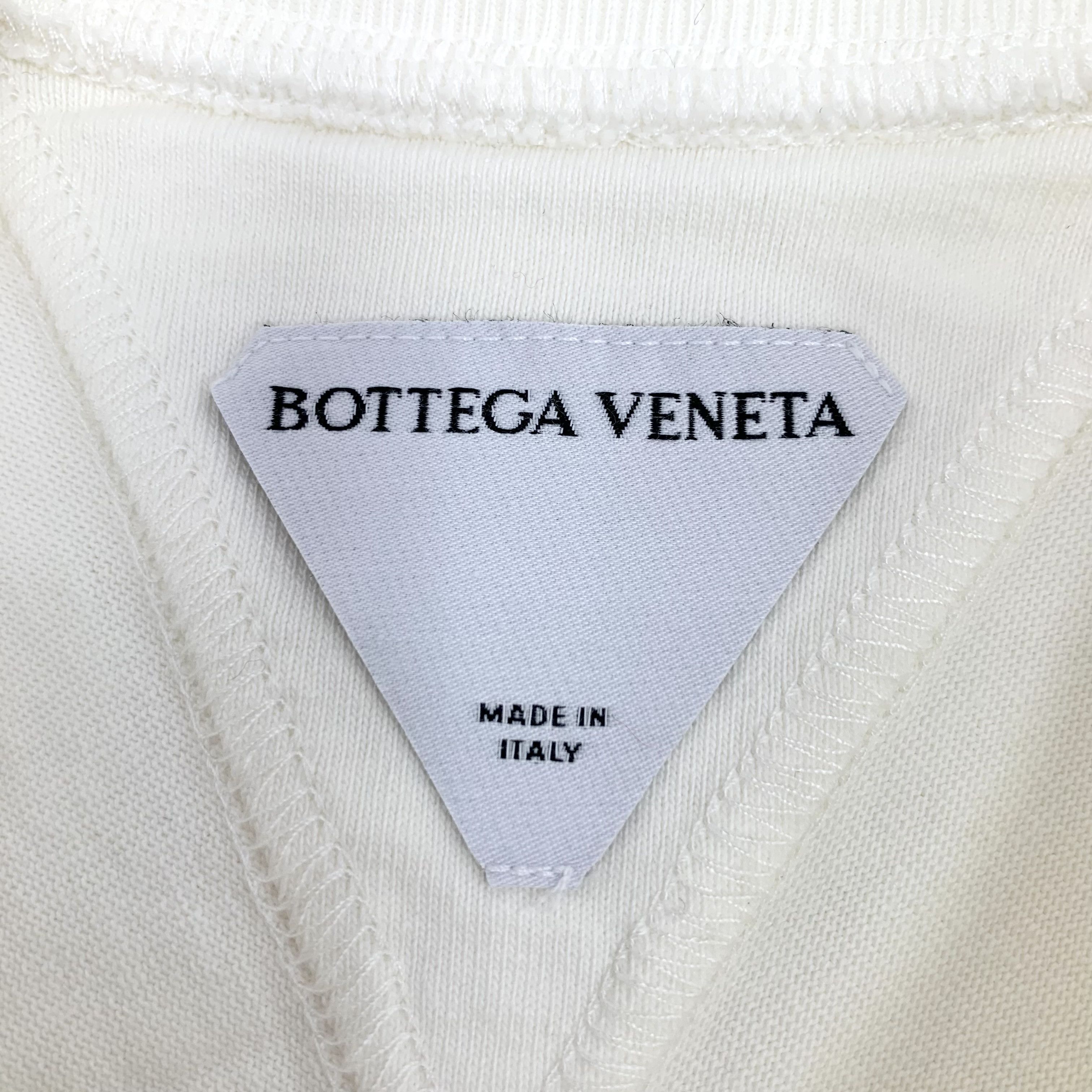 Bottega Veneta Bottega Veneta White Cotton T-Shirt Size S / US 4 / IT 40 - 2 Thumbnail