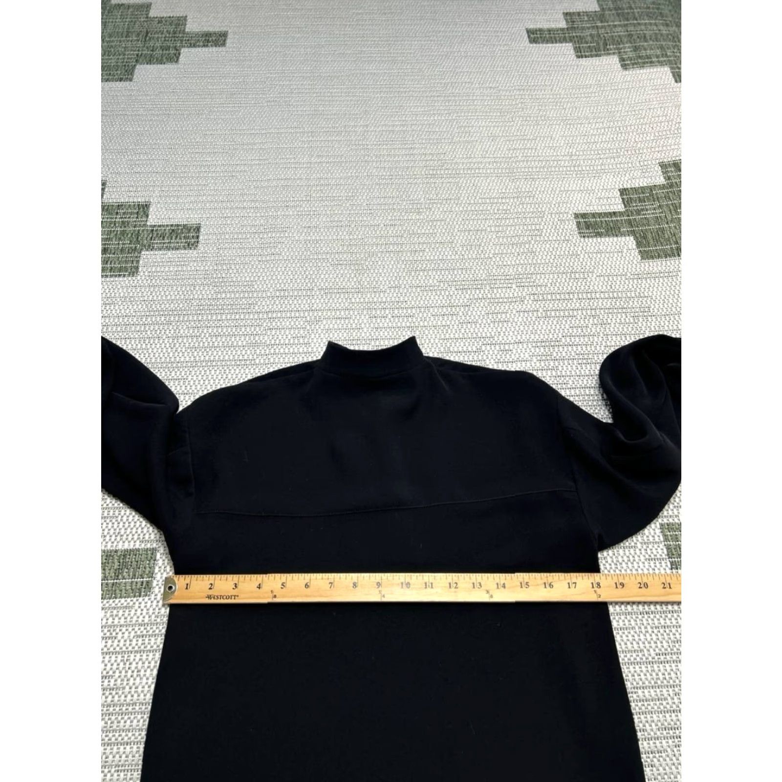 Vince Vince Blouson Dress Womens XS Black Short Sleeve V-Neck Pullover Party/Cocktail Casual 3/4? Size XS / US 0-2 / IT 36-38 - 5 Thumbnail