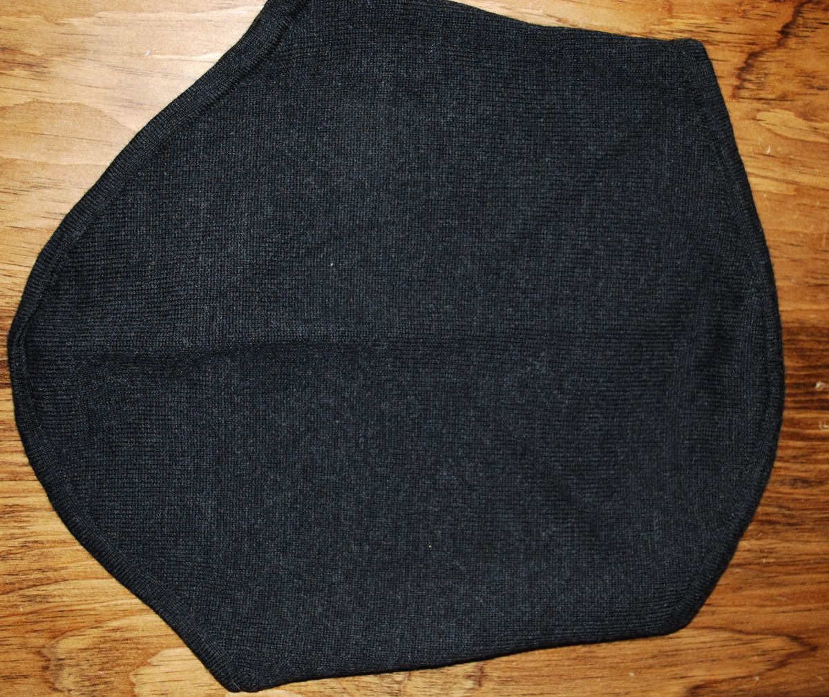 Wool double knit neck gaiter