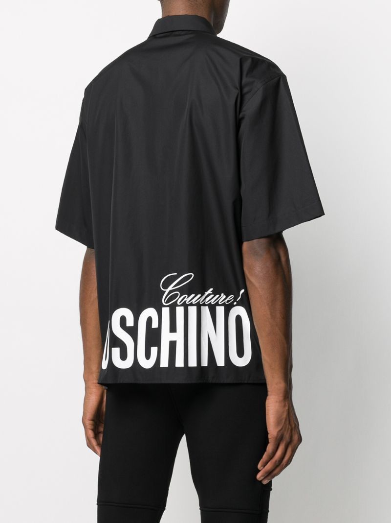 Moschino 2019 Moschino Oversized Logo Shirt Size US M / EU 48-50 / 2 - 4 Thumbnail
