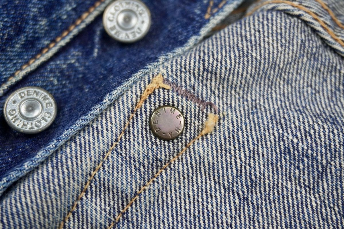 Denime × Japanese Brand × Vintage Vintage DENIME selvedge distressed jeans japanese brand Size US 30 / EU 46 - 7 Thumbnail