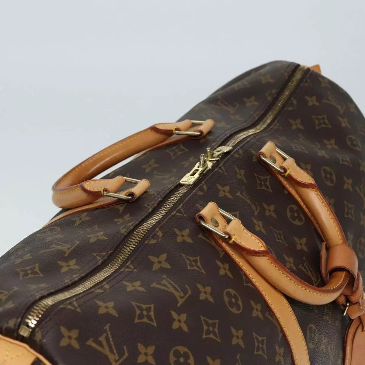 Louis Vuitton LOUIS VUITTON Monogram Keepall 55 Boston Bag Size ONE SIZE - 15 Thumbnail