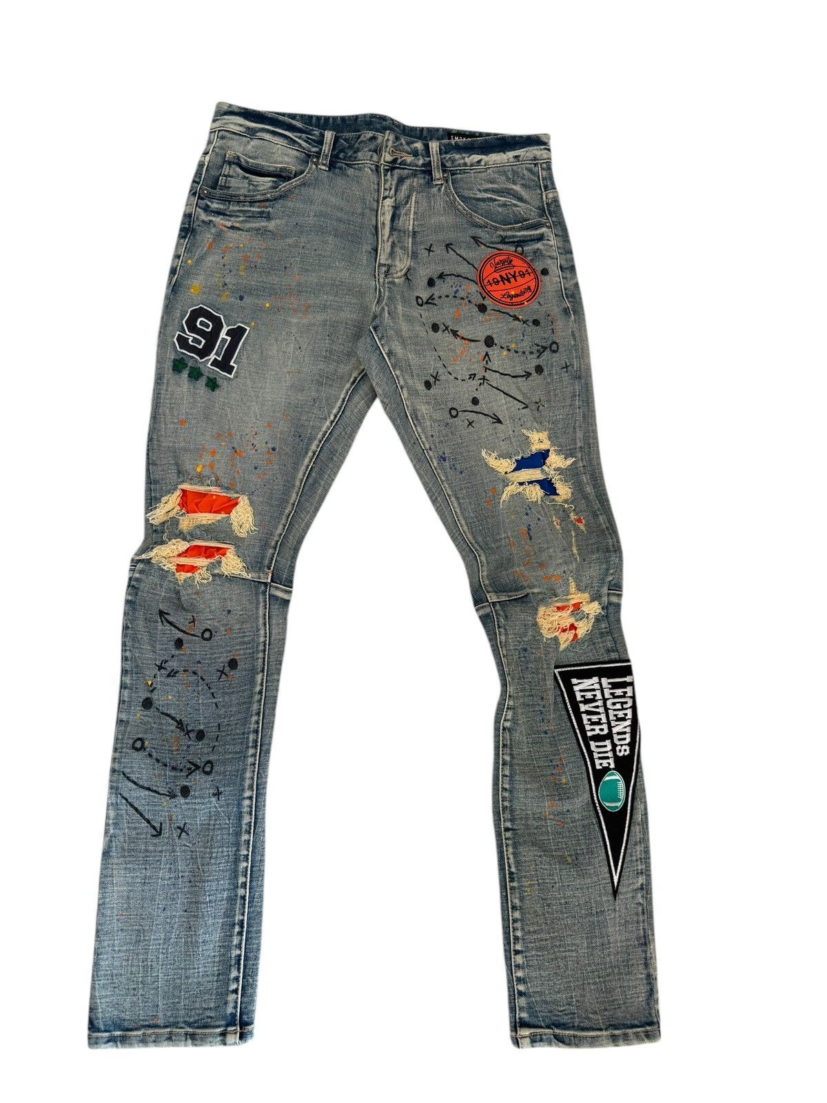 Smoke Rise Men Slim fit jeans Size US 32 / EU 48 - 2 Thumbnail