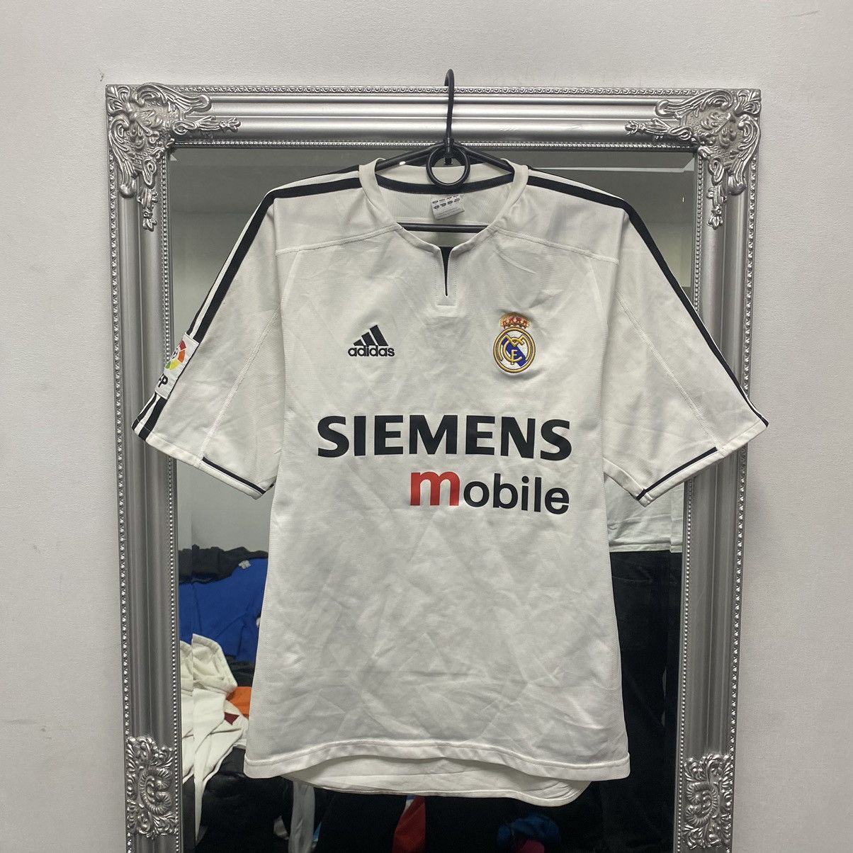 Adidas VINTAGE ADIDAS T SHIRT Football Cotton Size US S / EU 44-46 / 1 - 1 Thumbnail