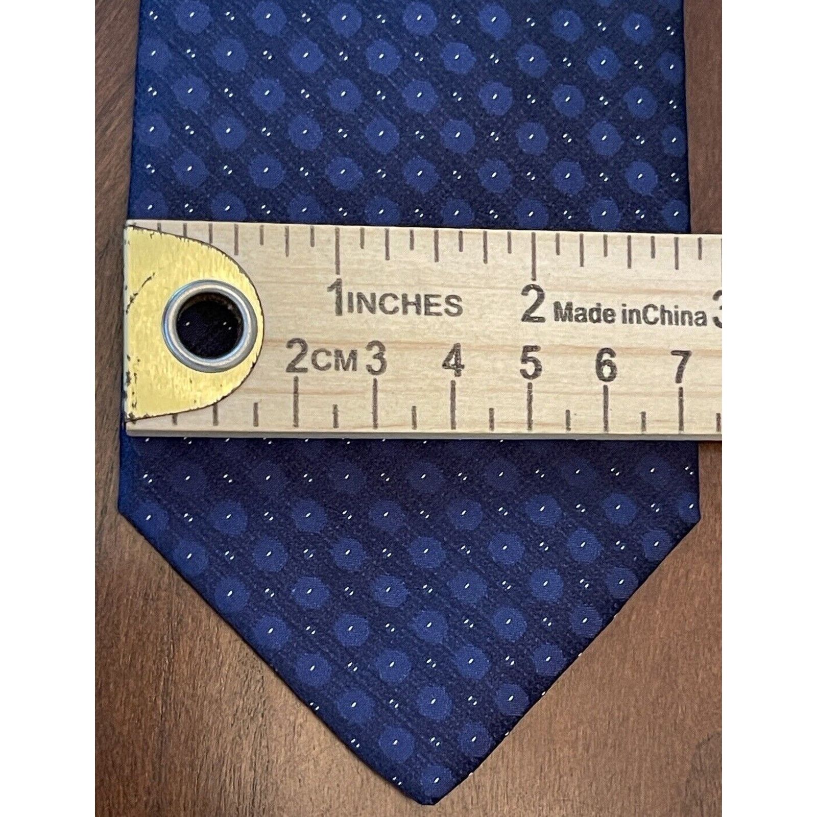 Calvin Klein Calvin Klein Blue 100% Silk Men’s Neck Tie Made In China Size ONE SIZE - 4 Thumbnail
