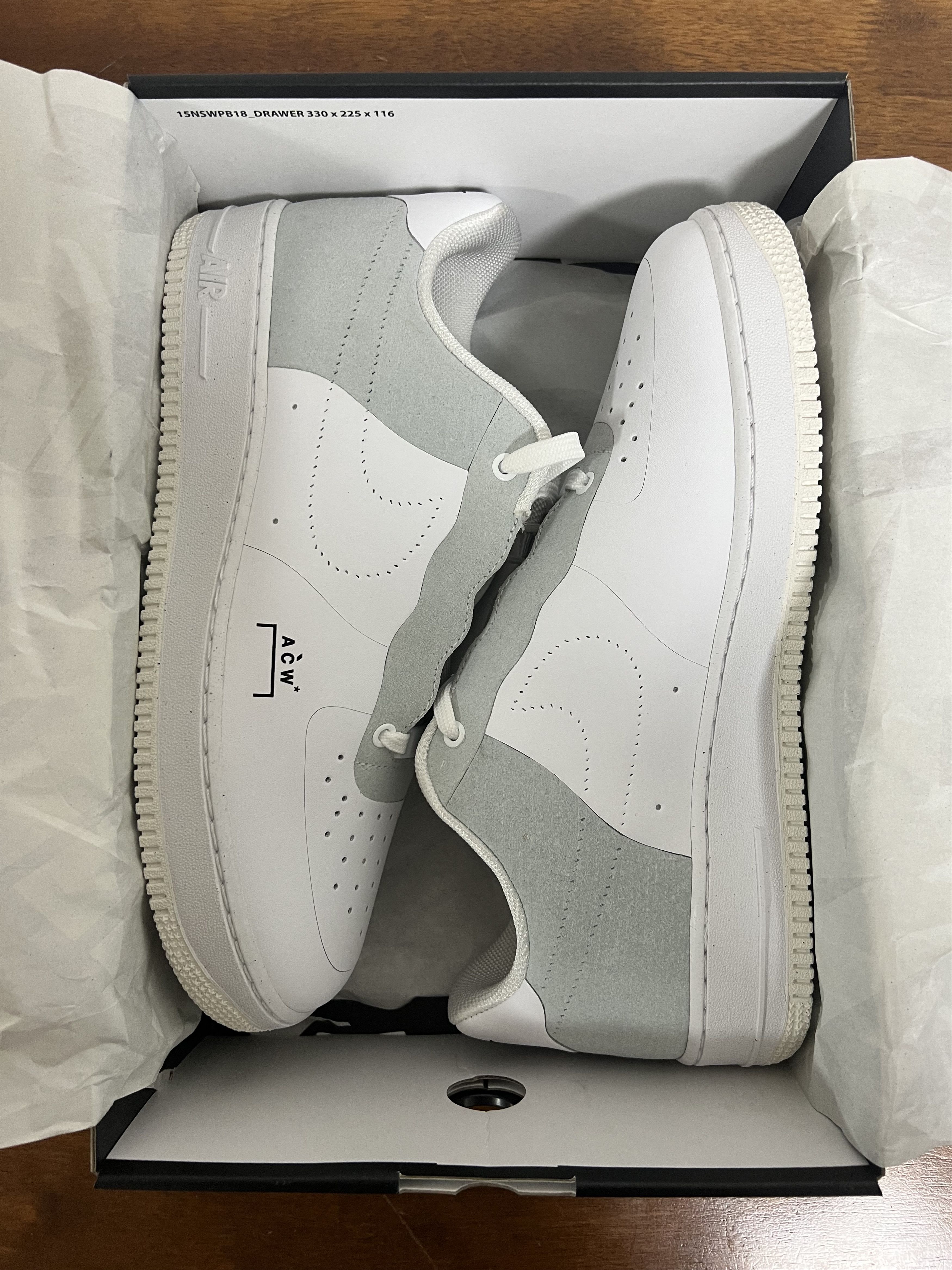 A-COLD-WALL* 💚 2018 A Cold Wall x Nike Air Force 1 '07 White US 10.5 NEW Size US 10.5 / EU 43-44 - 13 Thumbnail