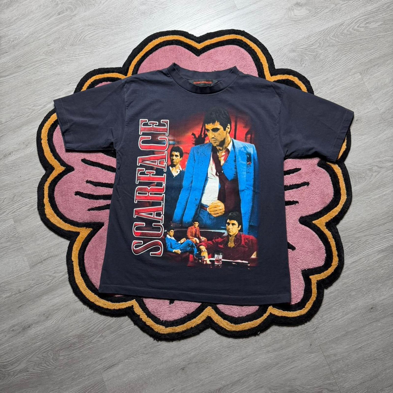 Marino Morwood Marino Moroord Scarface Double Sided Graphic Rap T-shirt Size US L / EU 52-54 / 3 - 1 Thumbnail