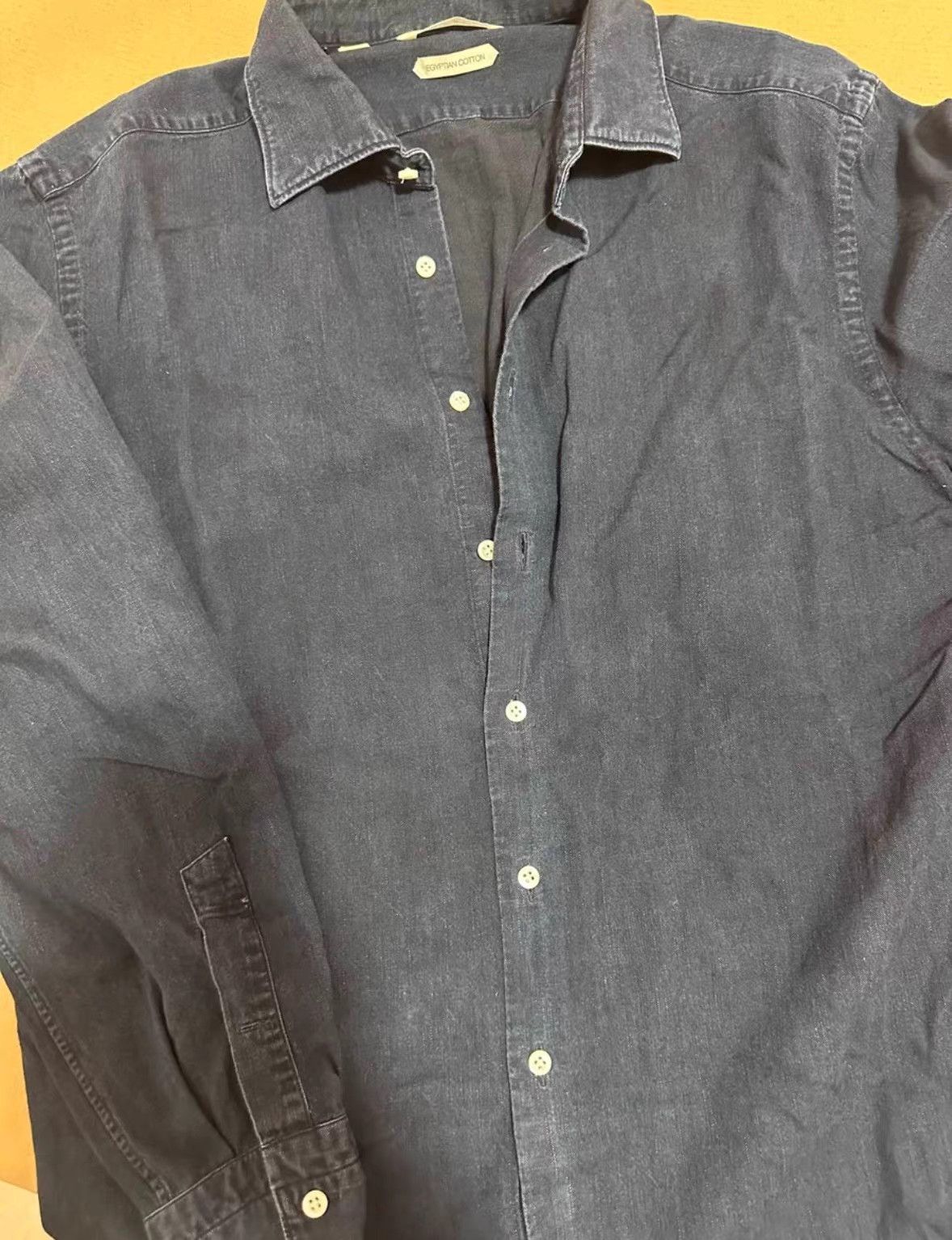Suitsupply SUITSUPPLY Blue Denim Shirt K18 Size US XS / EU 42 / 0 - 1 Thumbnail