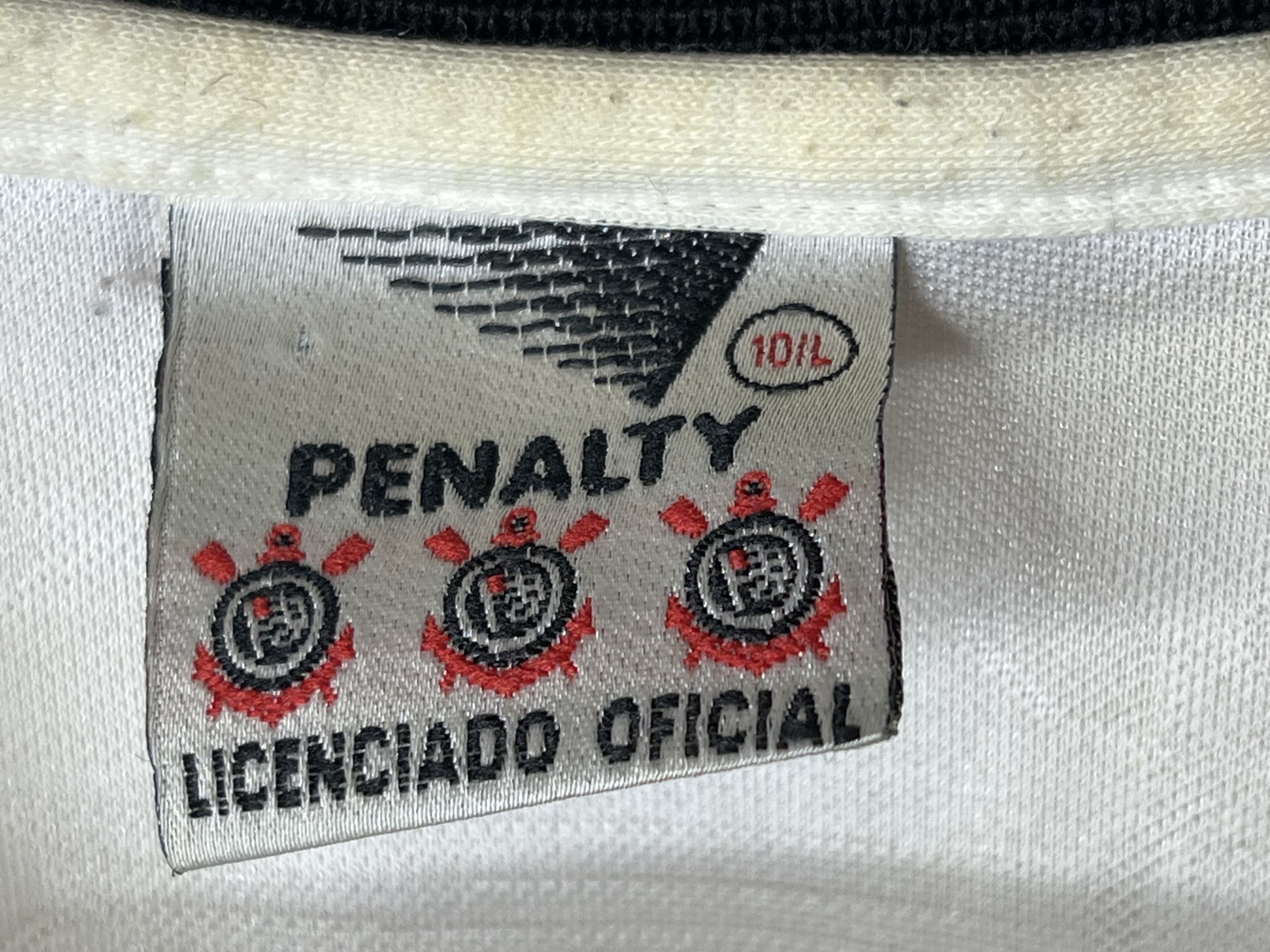 Penalty CORINTHIANS PAULISTA 1995 HOME FOOTBALL SHIRT SOCCER JERSEY Size US L / EU 52-54 / 3 - 4 Thumbnail