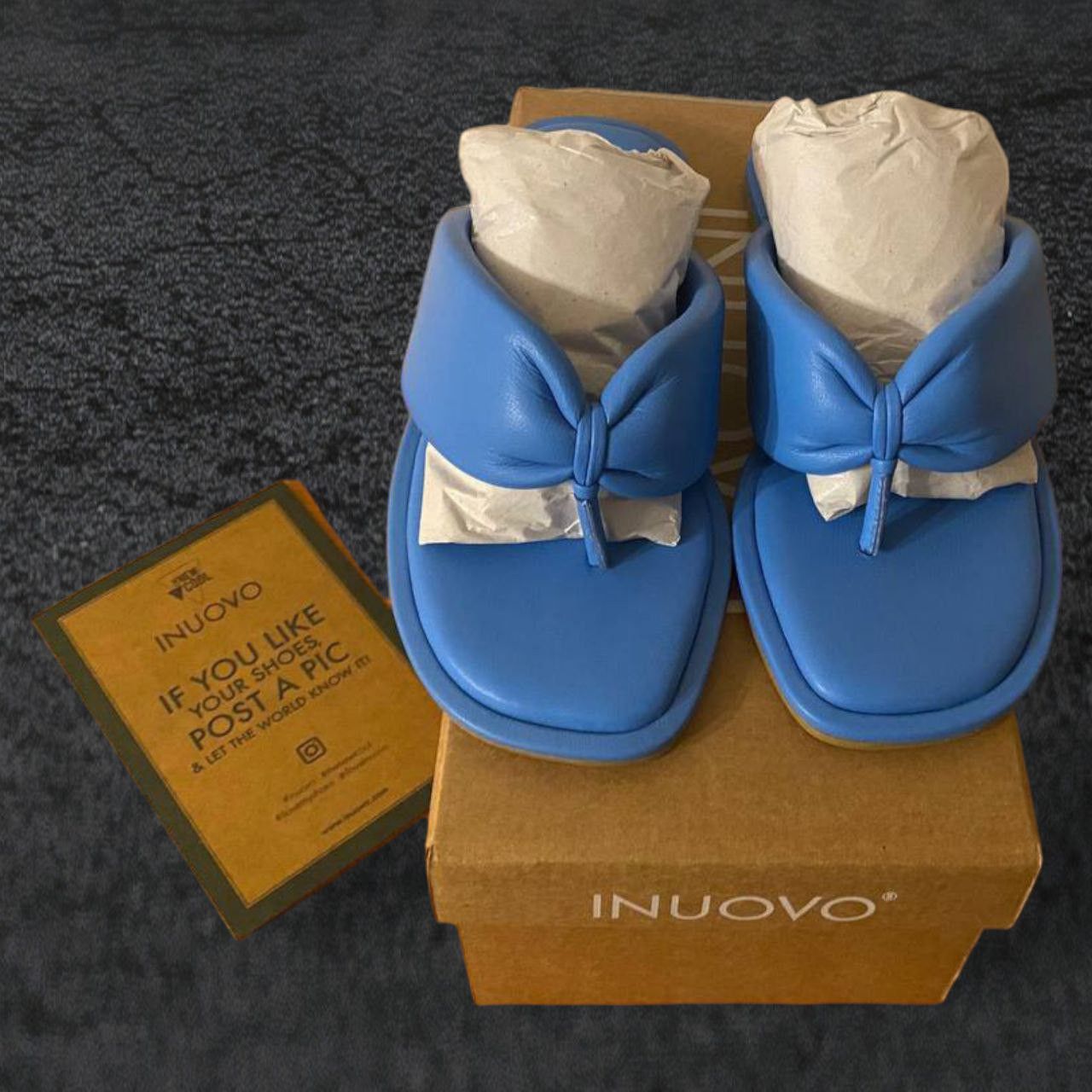 Other Stylish Inuovo Leather Flip-Flops - Size 36 - Summer Sale! Size US 5 / IT 35 - 1 Thumbnail