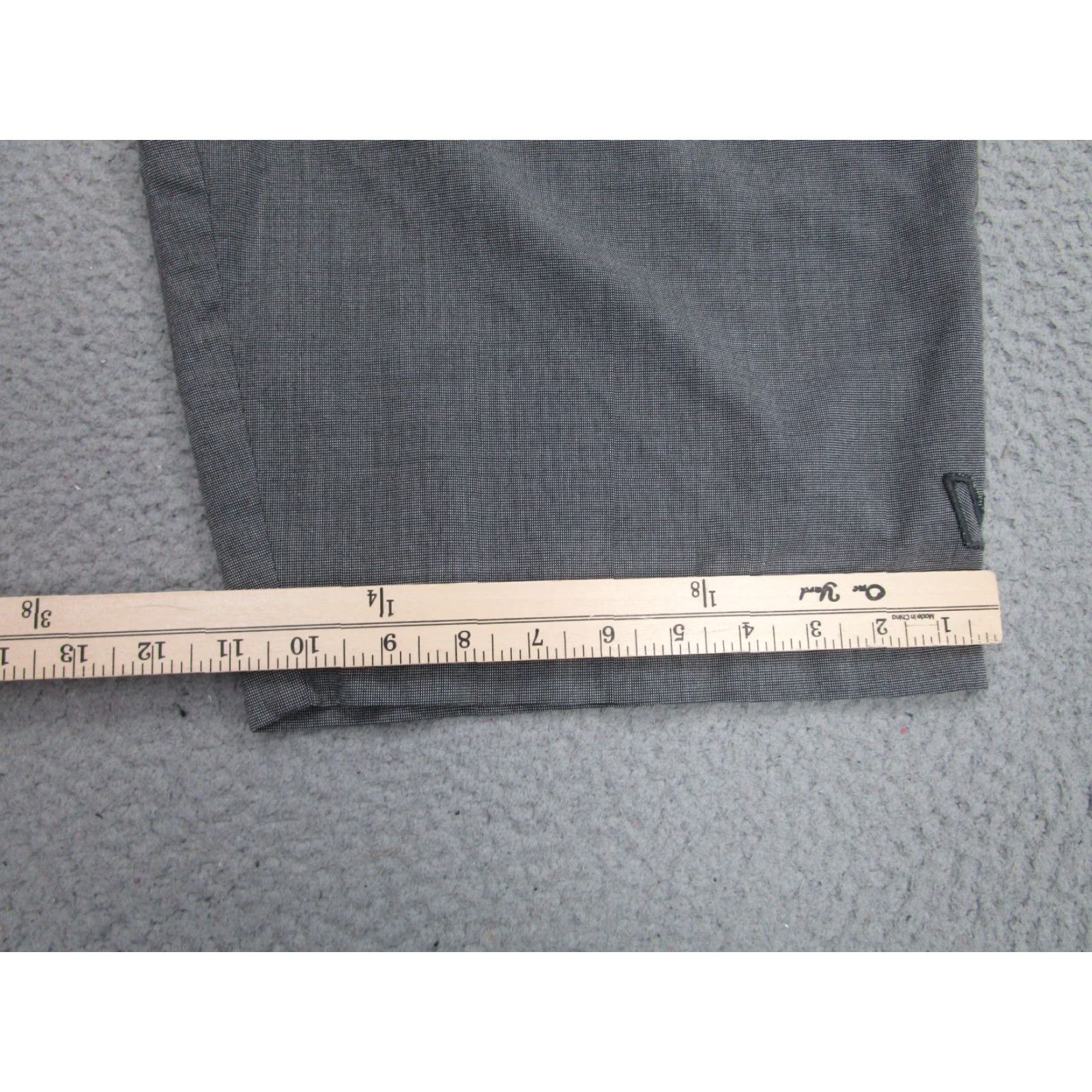RVCA RVCA Shorts Mens 33 Gray Chino Surfer Skater Casual Zip Size US 33 - 6 Thumbnail