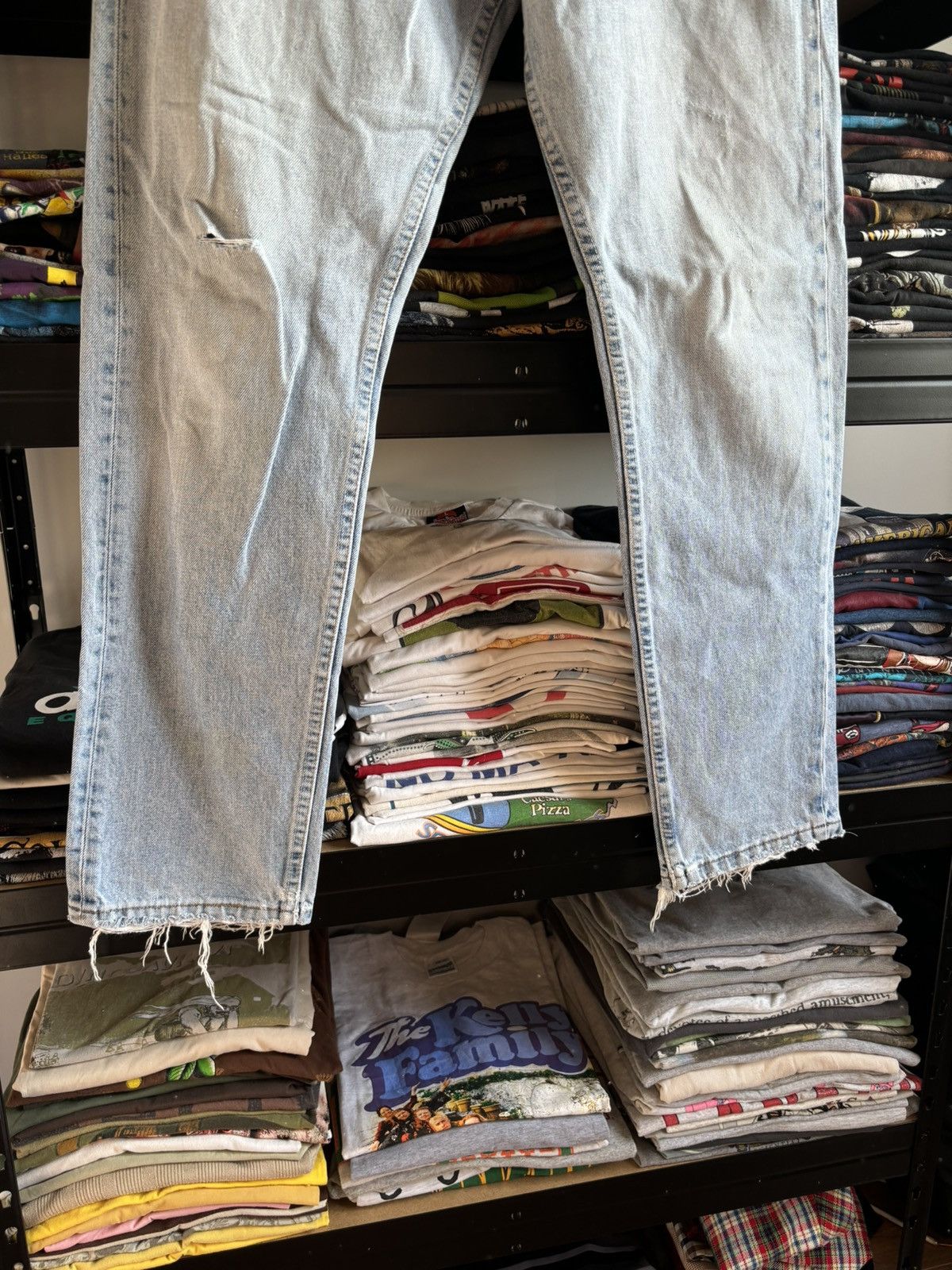 Levi's × Vintage Vintage Levis 517 Flare JEANS 90S MADE IN UK RARE DENIM Size US 33 - 6 Thumbnail