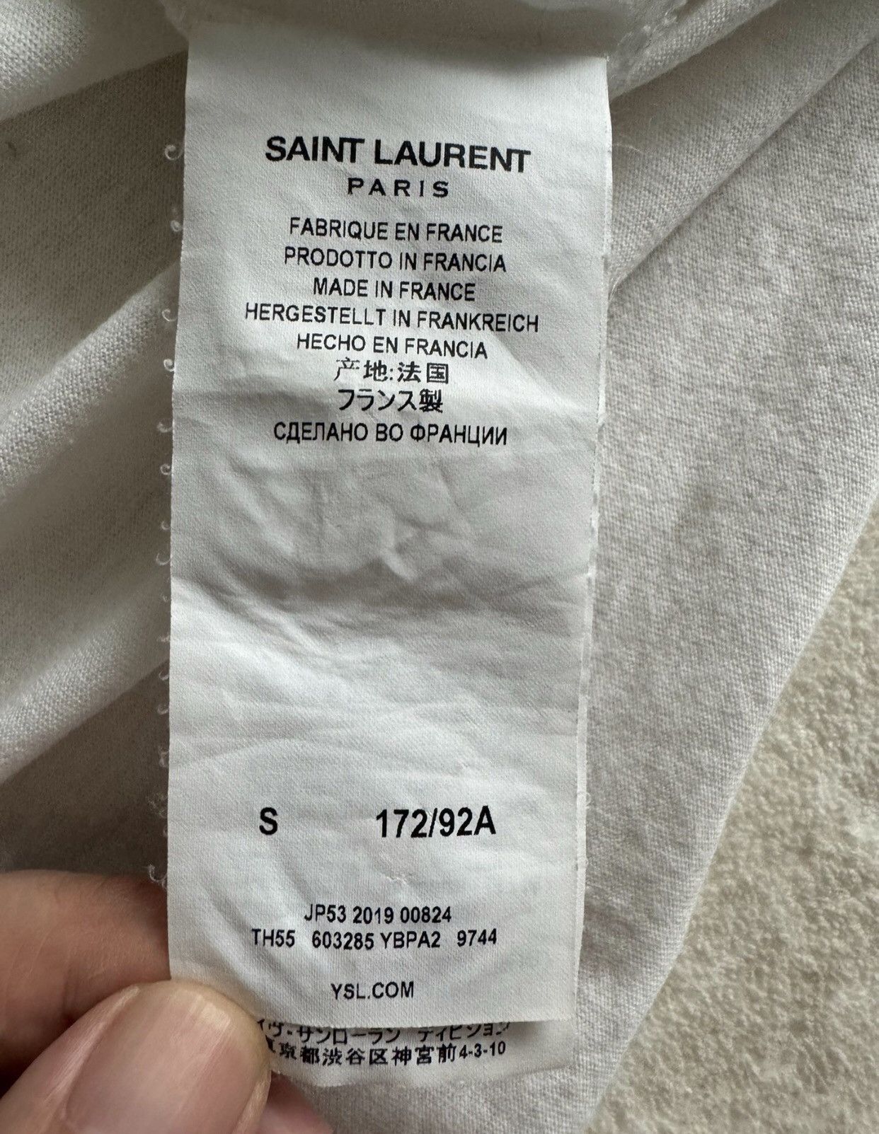 Saint Laurent Paris × Yves Saint Laurent Saint Laurent Men's Coconut Tree T-shirt2412-Nextarrow Size US S / EU 44-46 / 1 - 5 Thumbnail