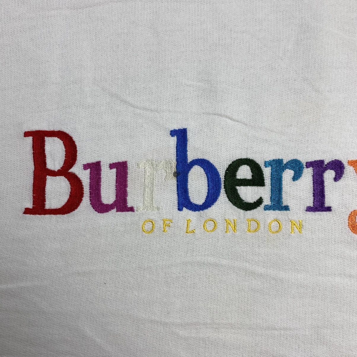 Burberry × Vintage Vintage Burberrys embroidery logo sweatshirt Size US L / EU 52-54 / 3 - 4 Thumbnail