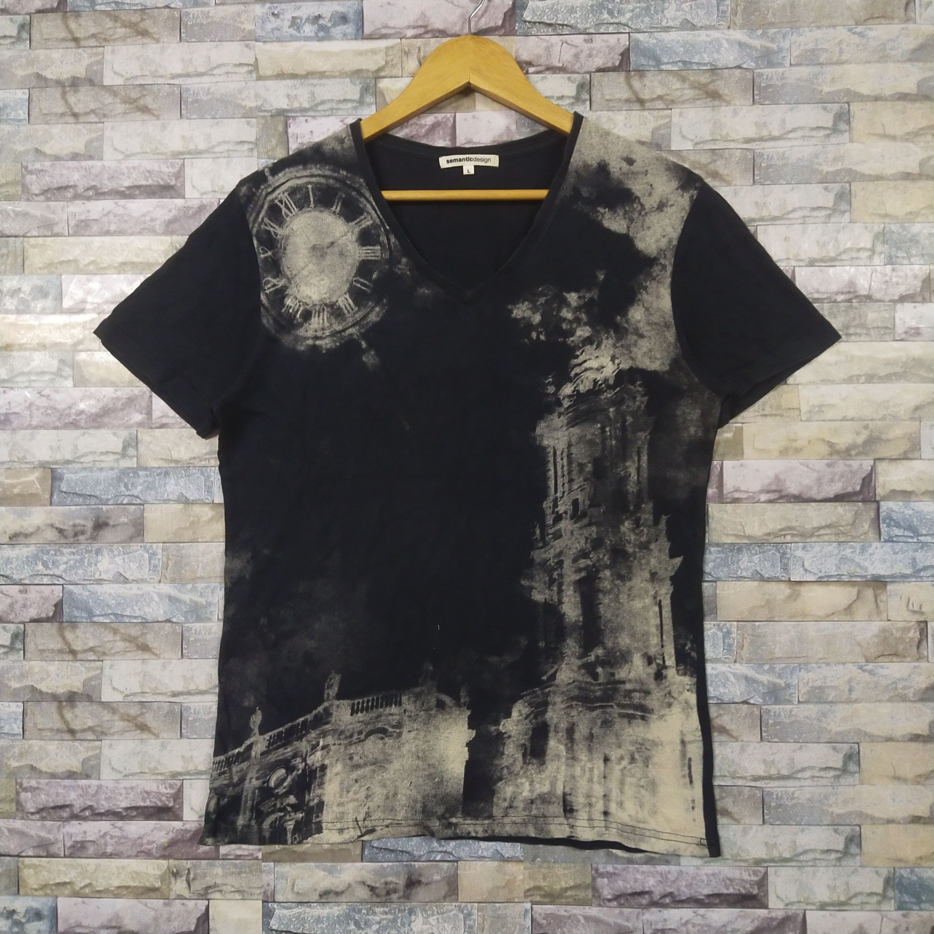Hysteric Glamour Semantic Design Building Art Tee If Six Was Nine Size US M / EU 48-50 / 2 - 1 Thumbnail