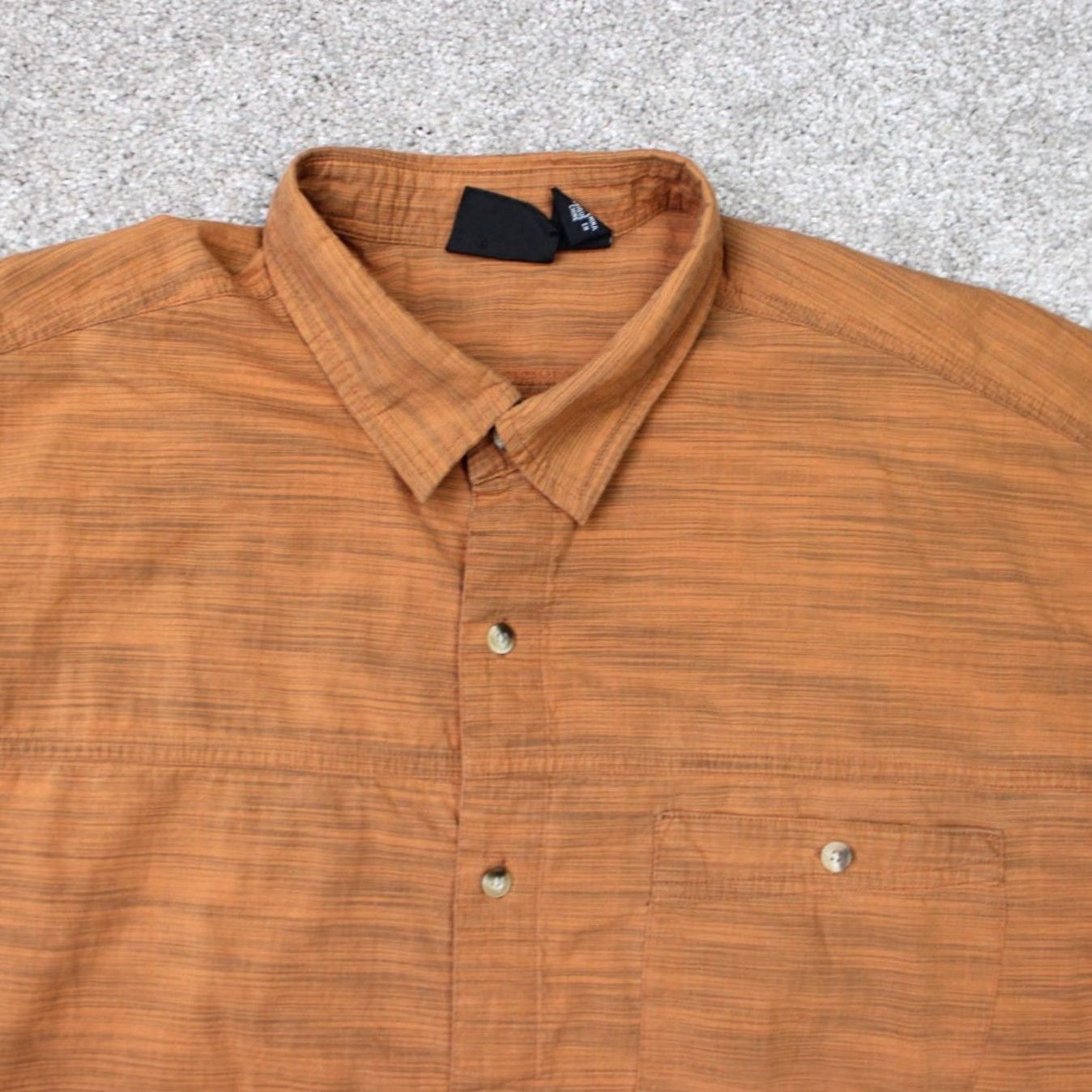 Mountain Hardwear Mountain Hardwear Shirt Mens XL Orange Cotton/Polyester Short Sleeve Button Up Size US XL / EU 56 / 4 - 7 Thumbnail