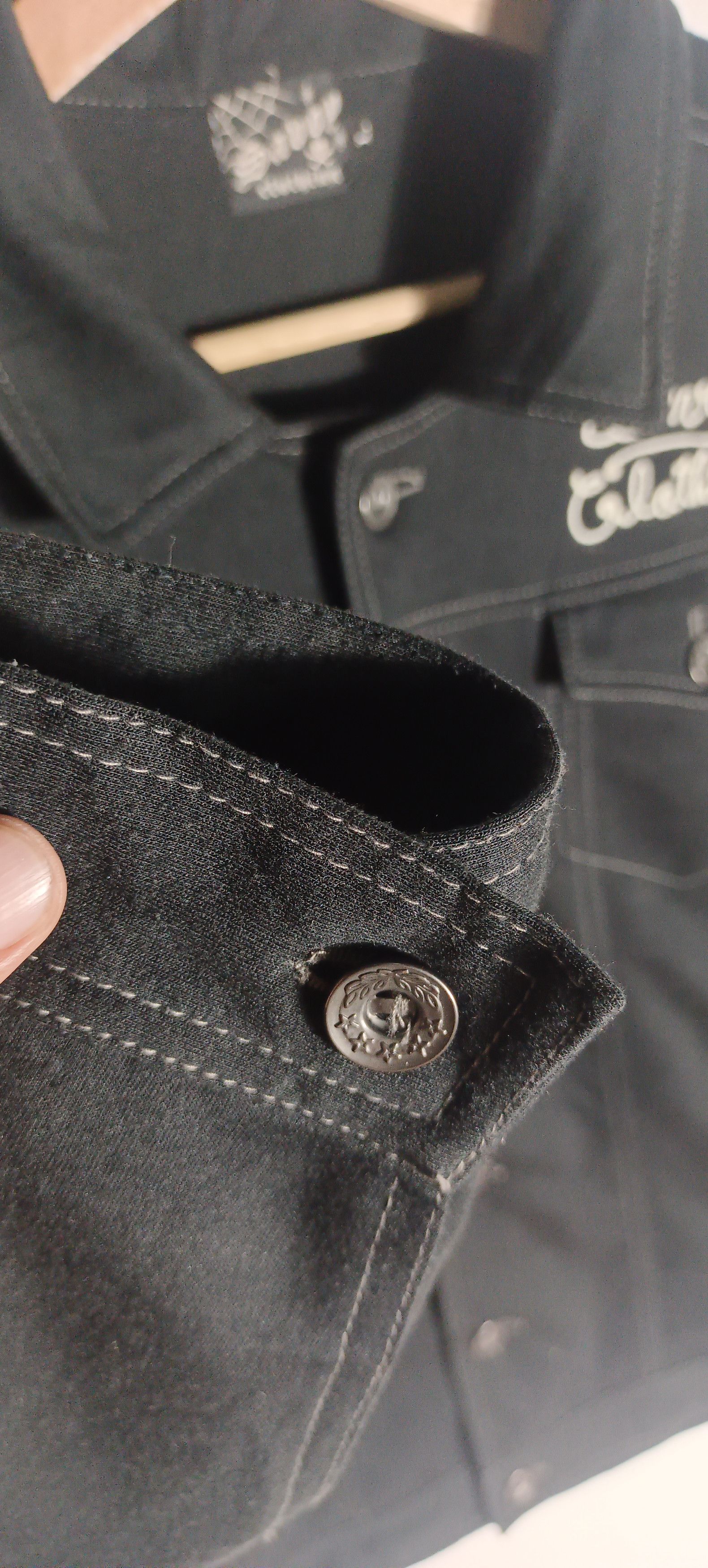If Six Was Nine Vintage🔥Savoy Clothing Embroidery Logo Rock n Roll design Size US L / EU 52-54 / 3 - 9 Thumbnail