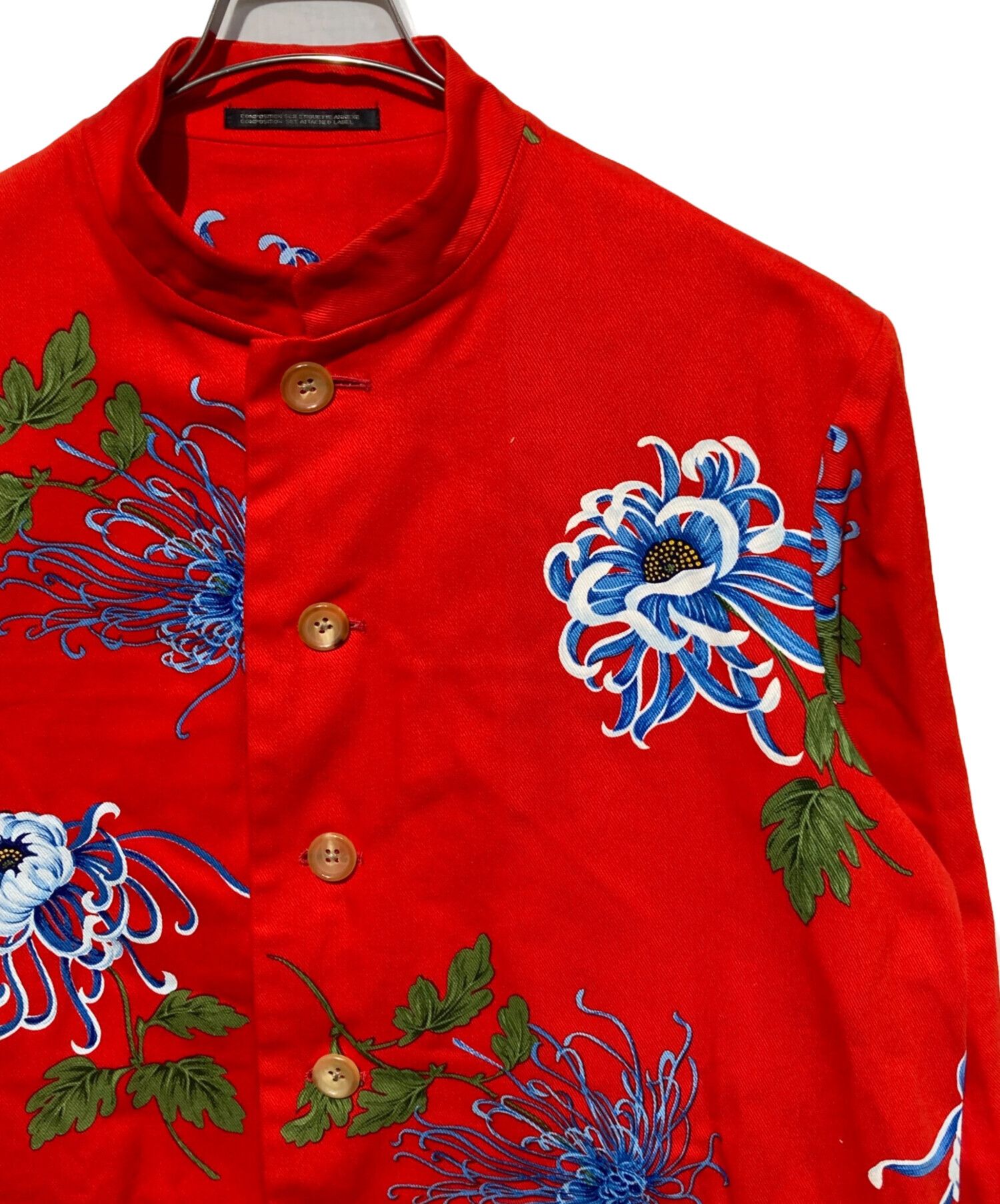 Yohji Yamamoto Yohji Yamamoto pour homme 96SS flower print jacket Size US M / EU 48-50 / 2 - 3 Thumbnail