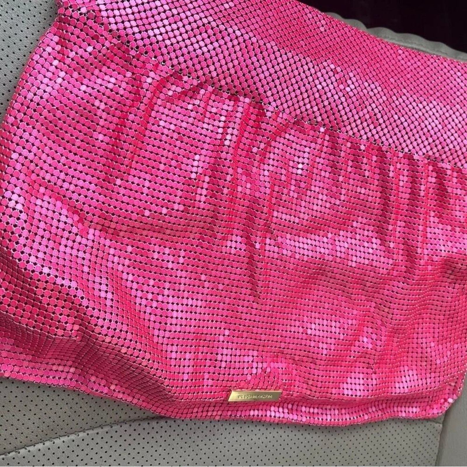Bcbgmaxazria BCBGMAXAZRIA Brighton clutch, neon Barbie pink Size ONE SIZE - 1 Thumbnail
