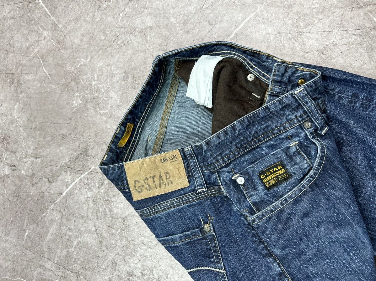 G-Star × Japanese Brand × Vintage VINTAGE G STAR RAW JEANS JAPANESE DIRTY WASH DISTRESSED Y2K Size US 32 / EU 48 - 5 Thumbnail