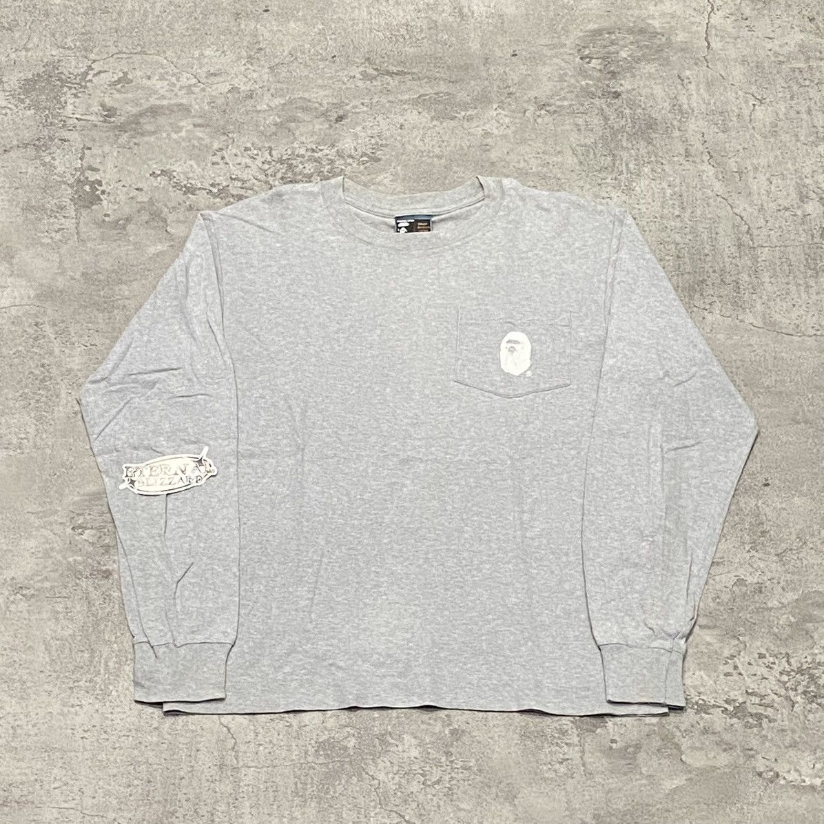 Bape Bape Ape Head Long Sleeve OG Tshirt Size US S / EU 44-46 / 1 - 1 Thumbnail