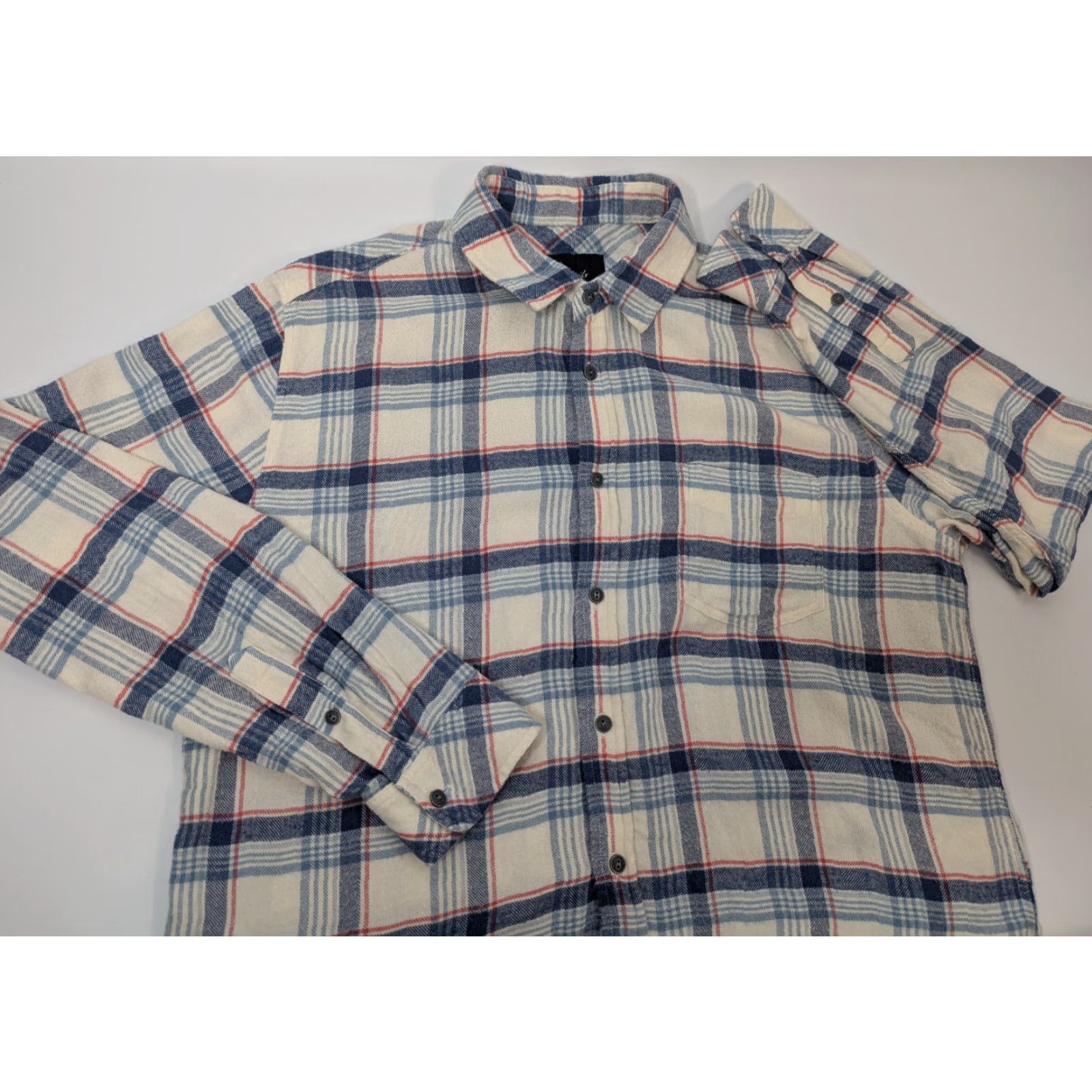 Rails Rails Shirt Button-Up Long Sleeve Plaid Multicolor Cotton Flannel Mens Large Classic Outdoor Casual Size US L / EU 52-54 / 3 - 2 Thumbnail
