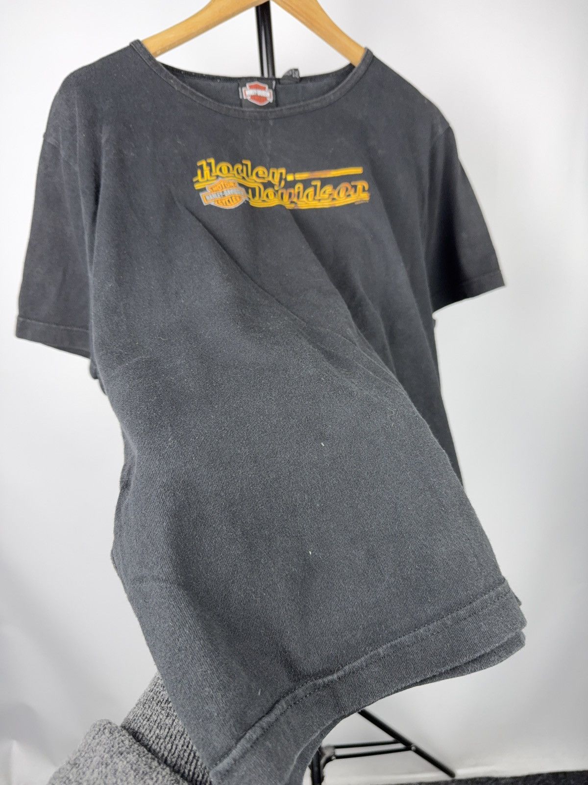Harley Davidson Retro Moto Biker Harley-Davidson 2004 Black Graphic T-Shirt Size US S / EU 44-46 / 1 - 3 Thumbnail