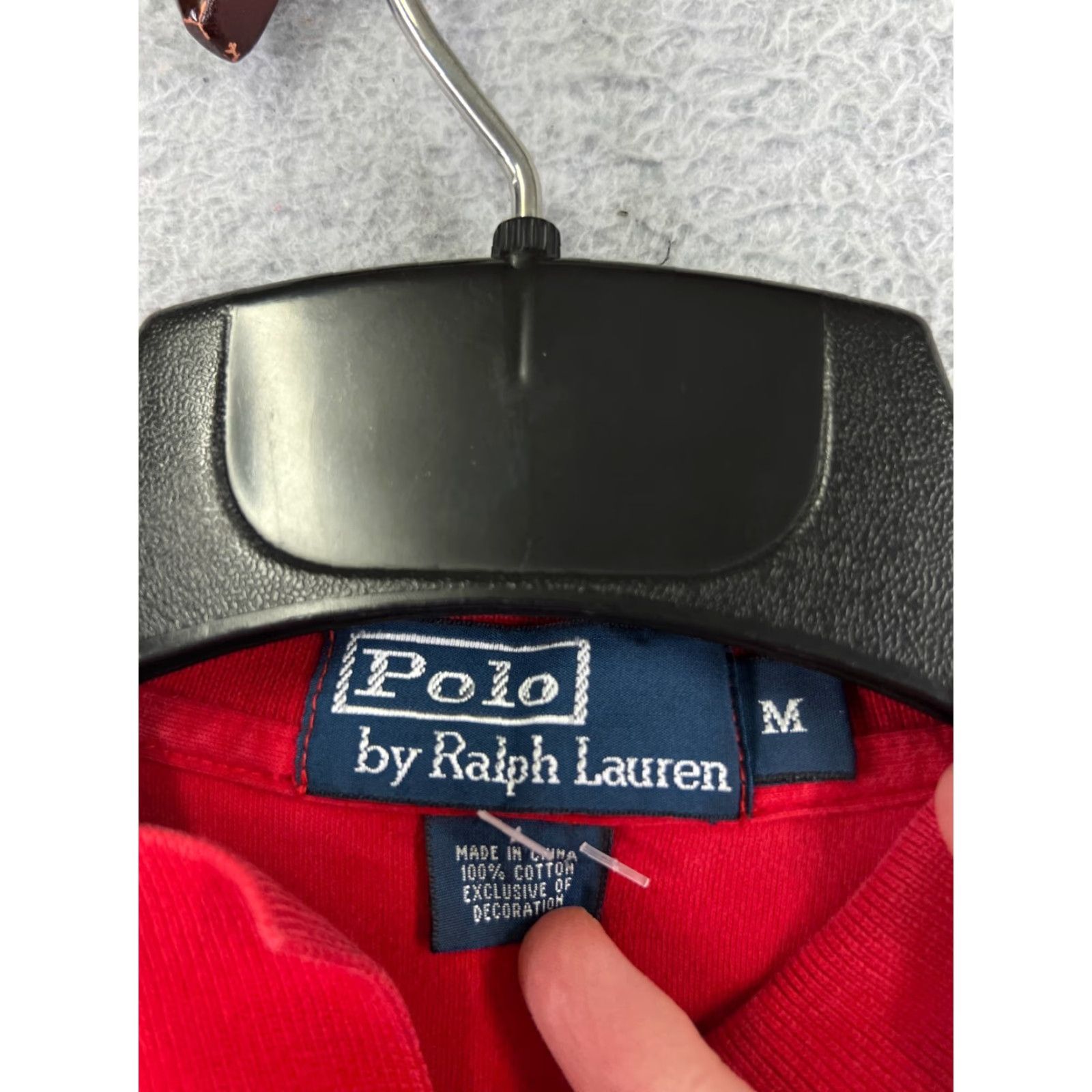 Ralph Lauren VINTAGE Ralph Lauren Polo Shirt Mens M Red Jersey Cotton Golf Golfer Size US M / EU 48-50 / 2 - 3 Thumbnail
