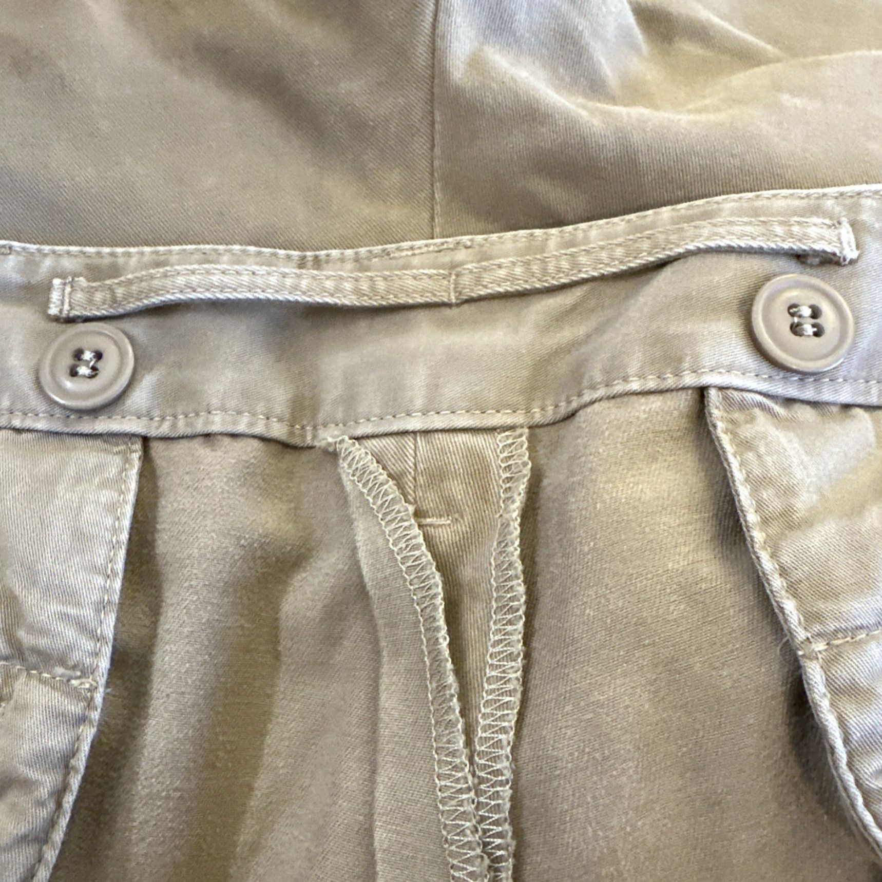 Vintage J. Peterman Company Pants Mens 38 Tan Khaki Chino Cotton Button Fly Suspender Size US 38 / EU 54 - 7 Thumbnail