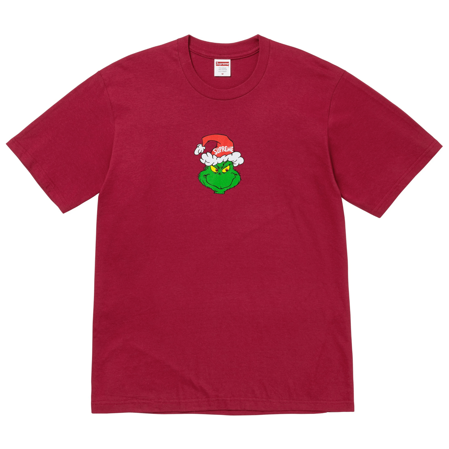 Supreme Supreme The Grinch T-Shirt Cardinal Red Christmas FW24 