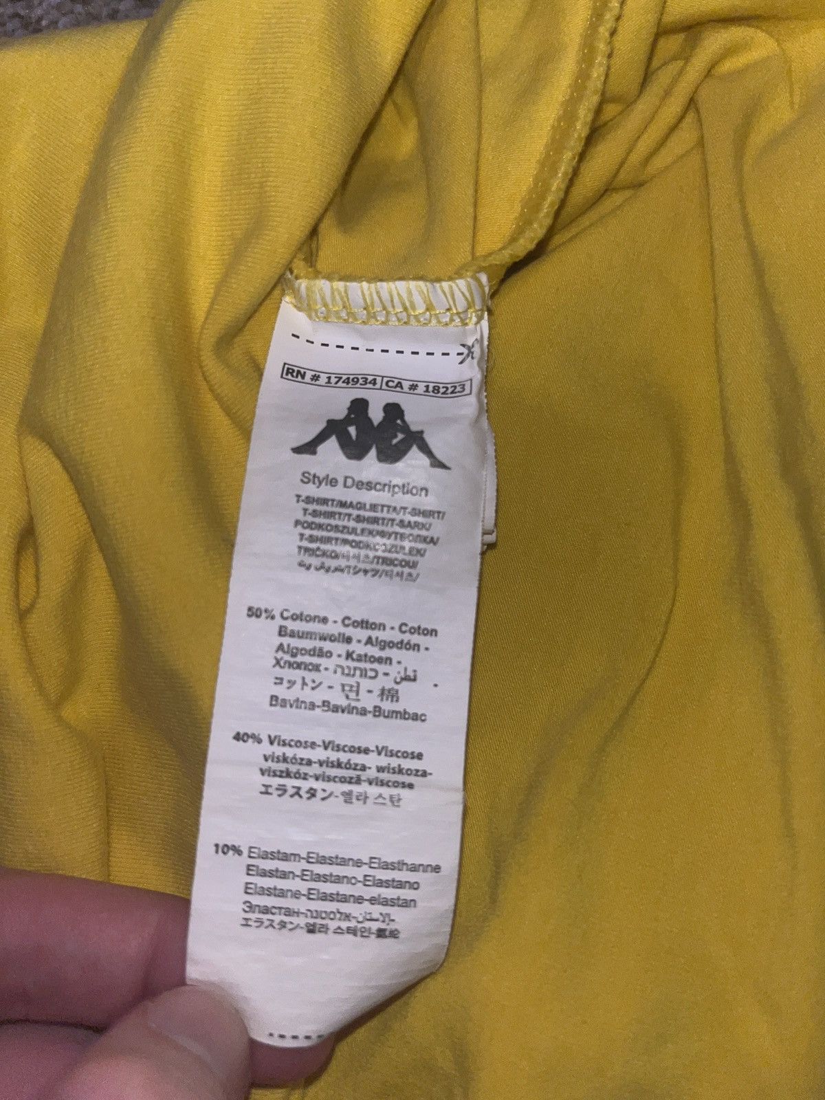 Kappa Kappa Short Sleeve Tee Size US S / EU 44-46 / 1 - 4 Thumbnail