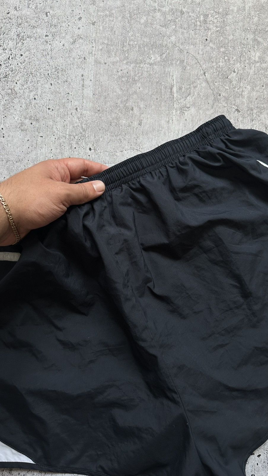 Nike × Vintage 90s Nike Dri Fit Vintage Nylon Running Shorts Size US 36 / EU 52 - 14 Thumbnail