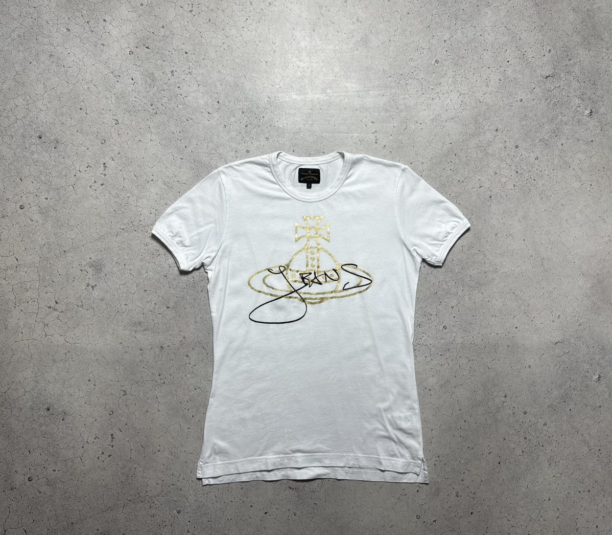 Vivienne Westwood Vivienne Westwood Anglomania Big Logo White T-Shirt Women’s Size M / US 6-8 / IT 42-44 - 1 Thumbnail