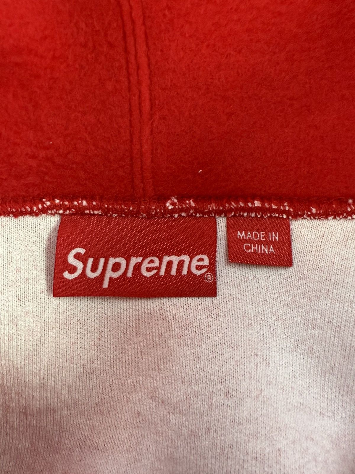 Supreme Supreme "Inside Out" Box Logo Hooded Sweatshirt / RED Size US M / EU 48-50 / 2 - 3 Thumbnail