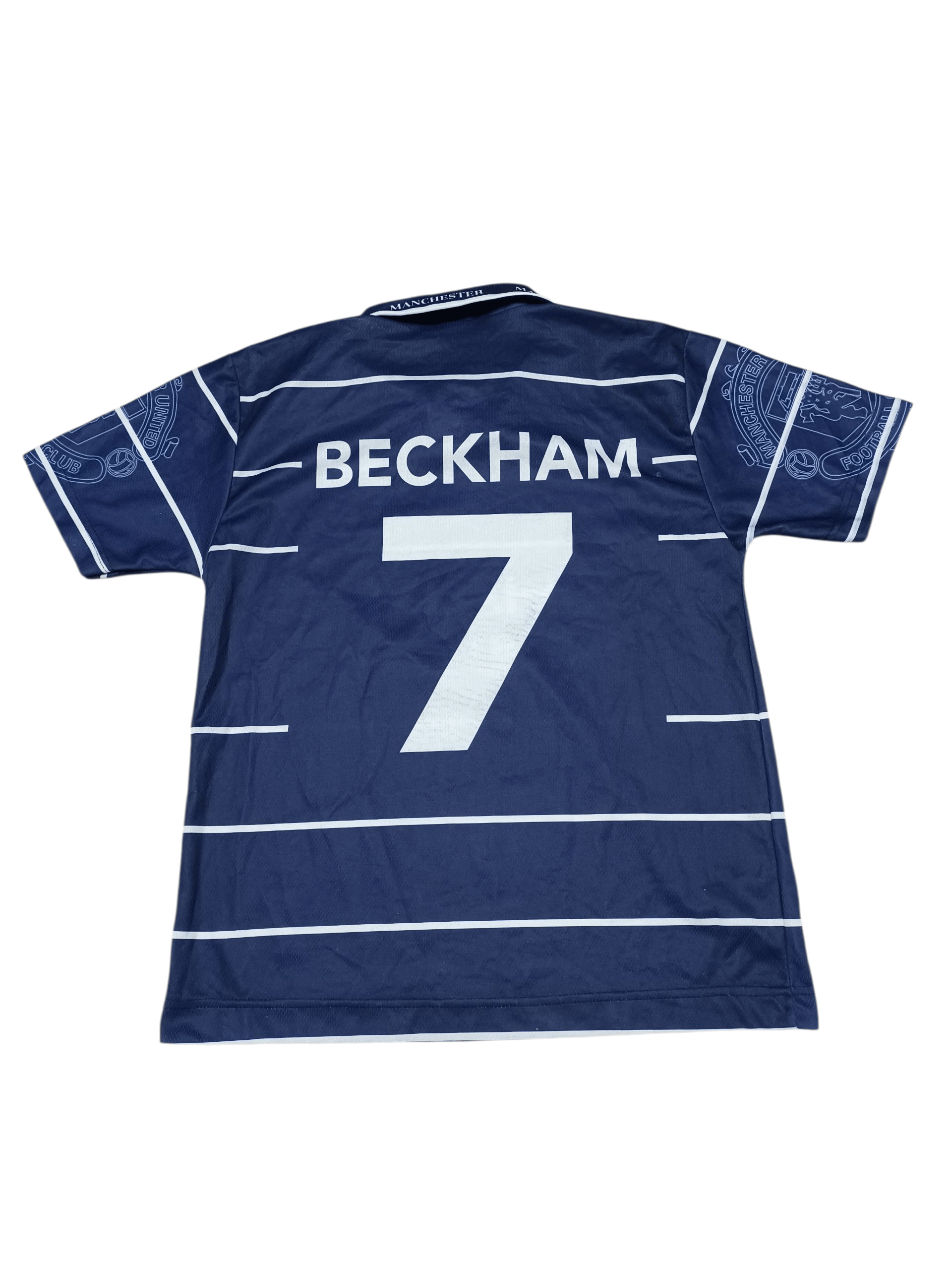 Other MANCHESTER UNITED SHARP BECKHAM VINTAGE SOCCER JERSEY Size US S / EU 44-46 / 1 - 2 Thumbnail