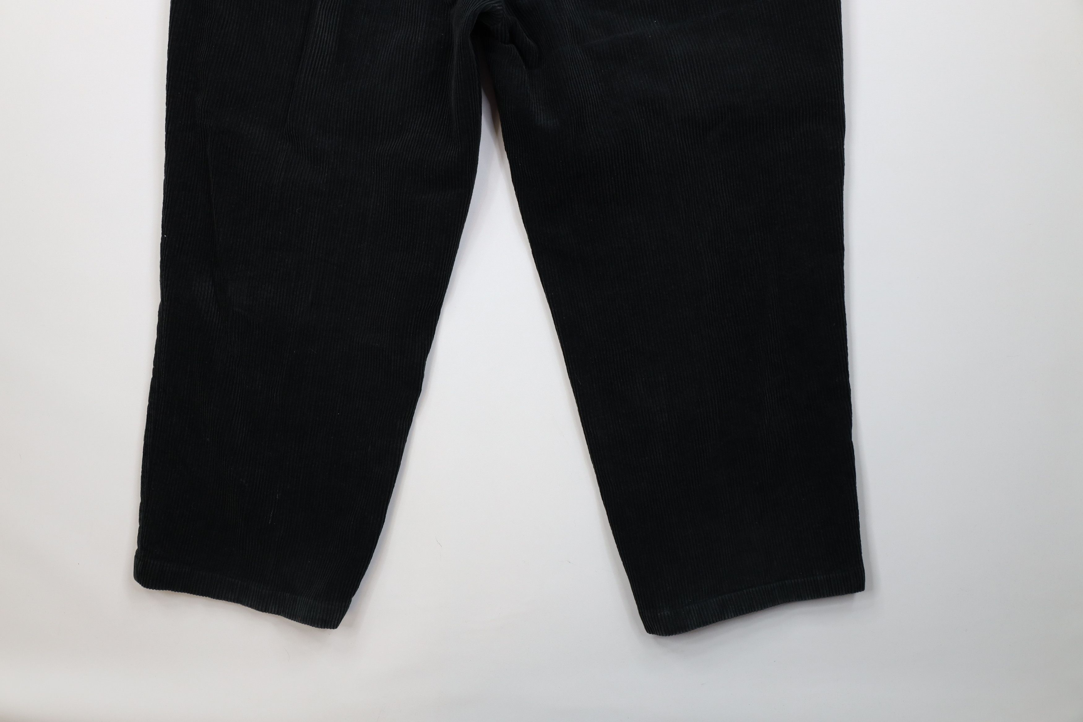 Ralph Lauren Vintage 90s Ralph Lauren Wide Leg Corduroy Chino Pants Black Size US 38 / EU 54 - 15 Thumbnail