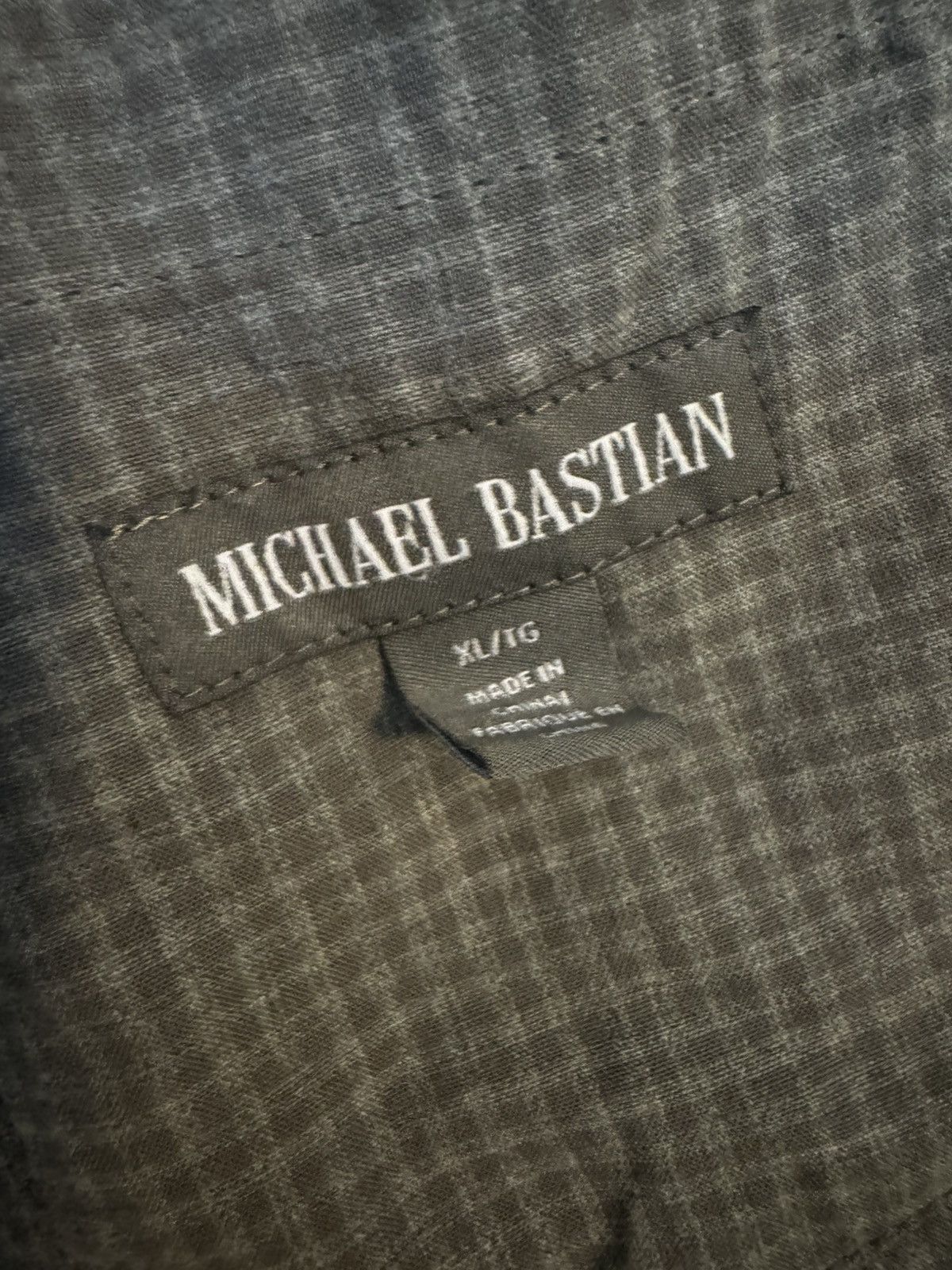 Michael Bastian XL Grey Plaid Unstructured Michael Bastian Sport Coat Size 44R - 3 Thumbnail